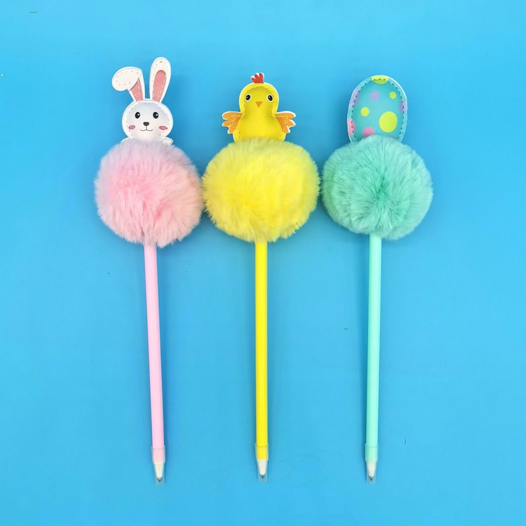 EASTER ANIMAL POMPOM PEN